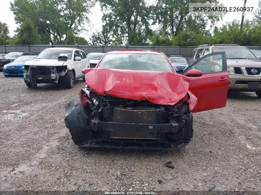 2020 Kia Forte Lxs VIN: 3KPF24AD7LE260937 Lot: 45682129