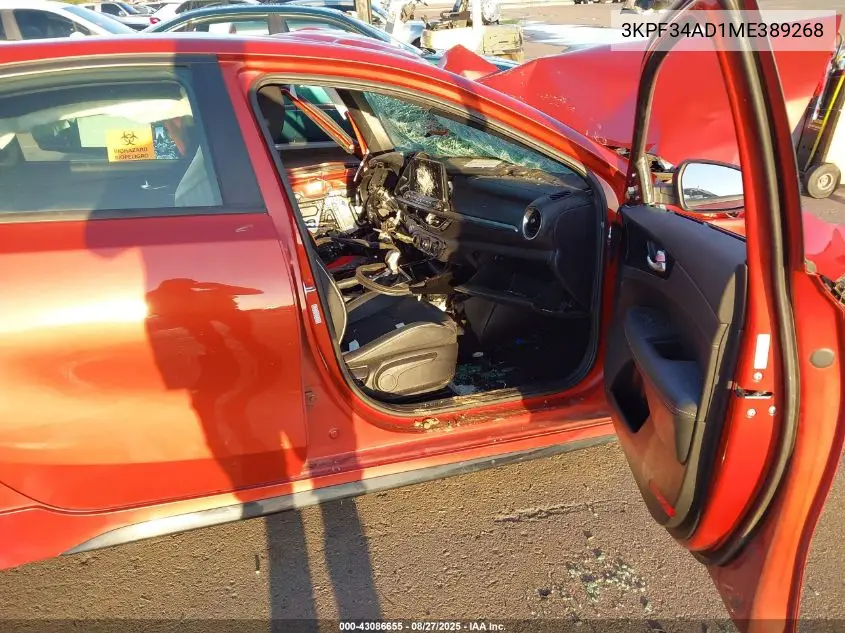 3KPF34AD1ME389268 2021 Kia Forte Gt-Line