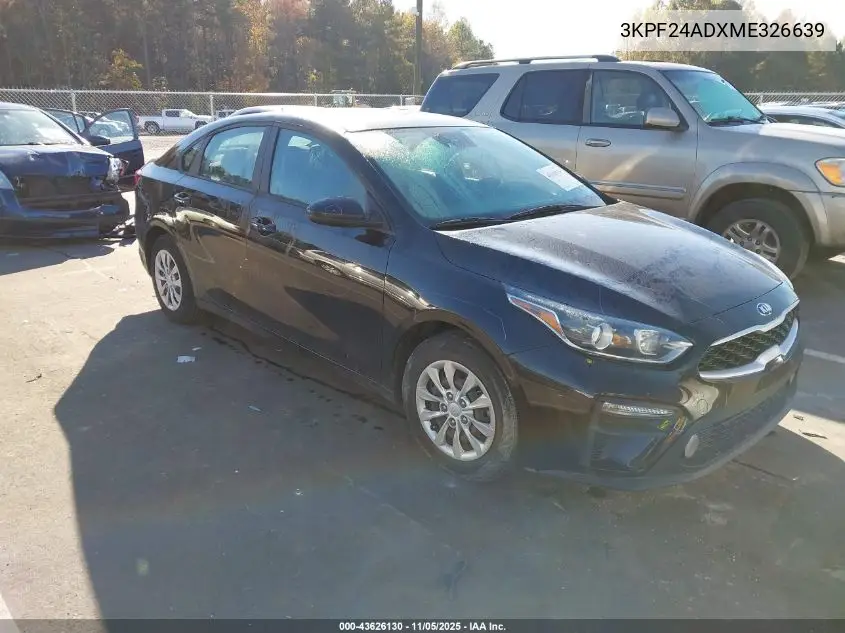 3KPF24ADXME326639 2021 Kia Forte Fe