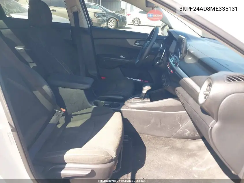 3KPF24AD8ME335131 2021 Kia Forte Lxs