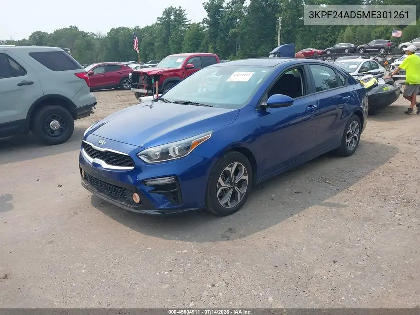 2021 Kia Forte Lxs VIN: 3KPF24AD5ME301261 Lot: 45604911