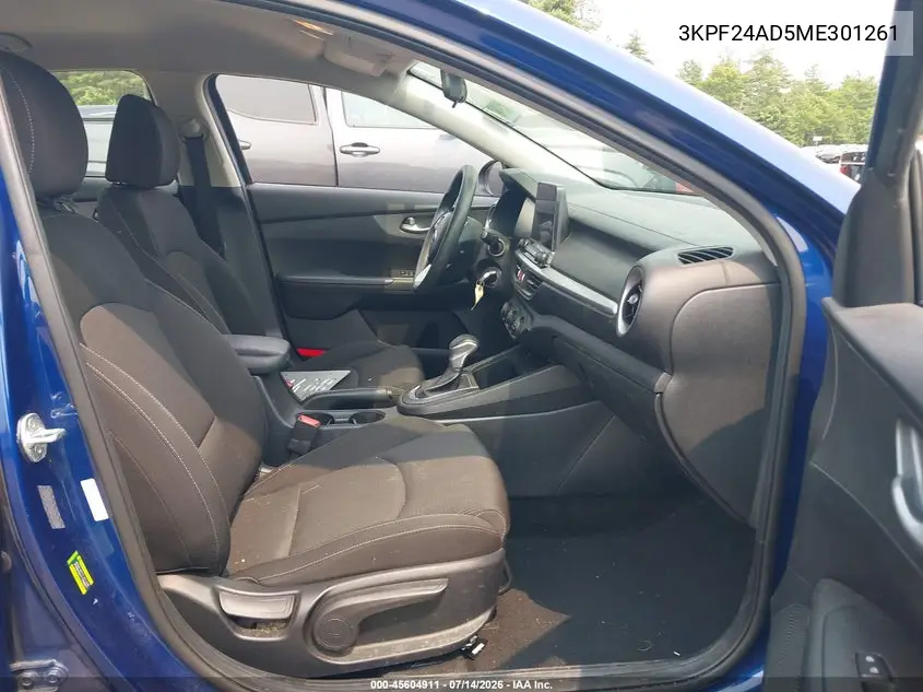 2021 Kia Forte Lxs VIN: 3KPF24AD5ME301261 Lot: 45604911