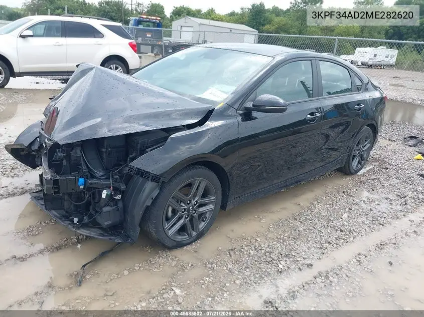 2021 Kia Forte Gt-Line VIN: 3KPF34AD2ME282620 Lot: 45685802