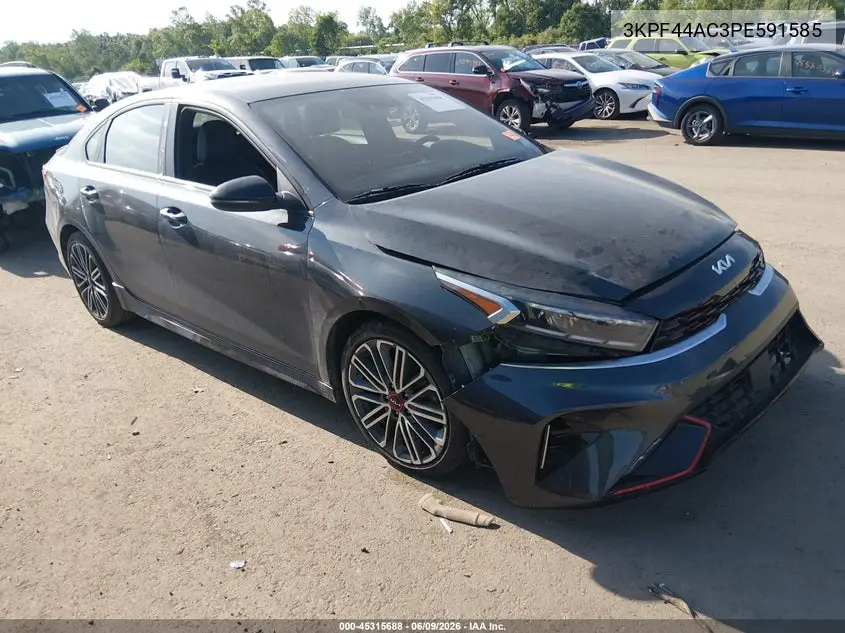 2023 Kia Forte Gt VIN: 3KPF44AC3PE591585 Lot: 45315688