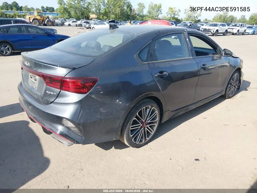 2023 Kia Forte Gt VIN: 3KPF44AC3PE591585 Lot: 45315688