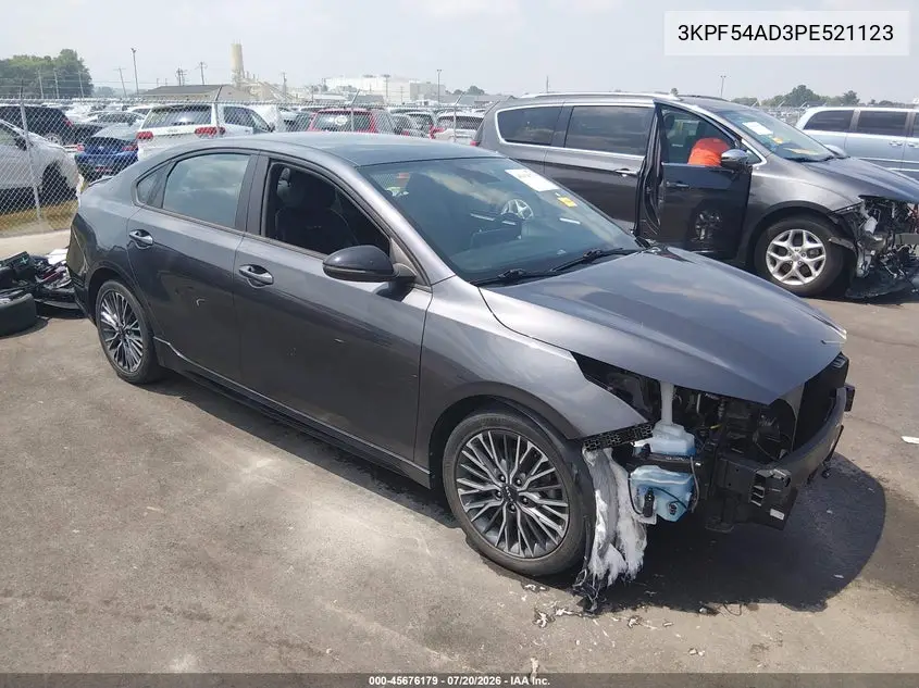 2023 Kia Forte Gt-Line VIN: 3KPF54AD3PE521123 Lot: 45676179