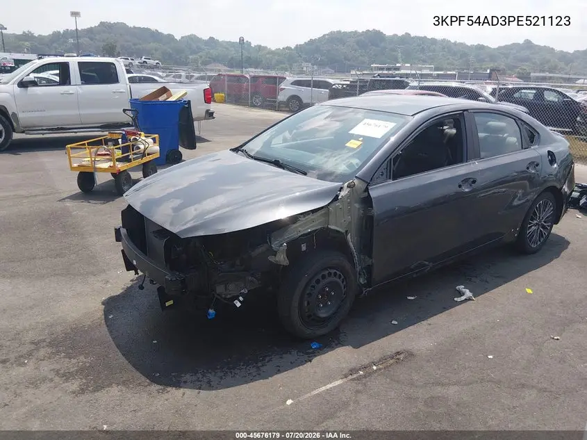 2023 Kia Forte Gt-Line VIN: 3KPF54AD3PE521123 Lot: 45676179