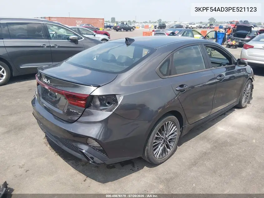2023 Kia Forte Gt-Line VIN: 3KPF54AD3PE521123 Lot: 45676179