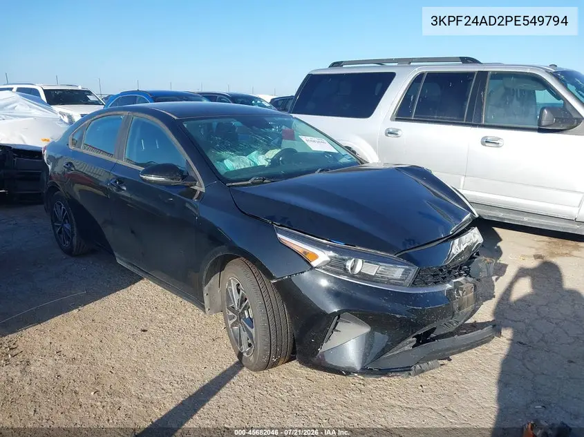2023 Kia Forte Lxs VIN: 3KPF24AD2PE549794 Lot: 45682046