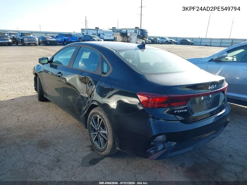 2023 Kia Forte Lxs VIN: 3KPF24AD2PE549794 Lot: 45682046