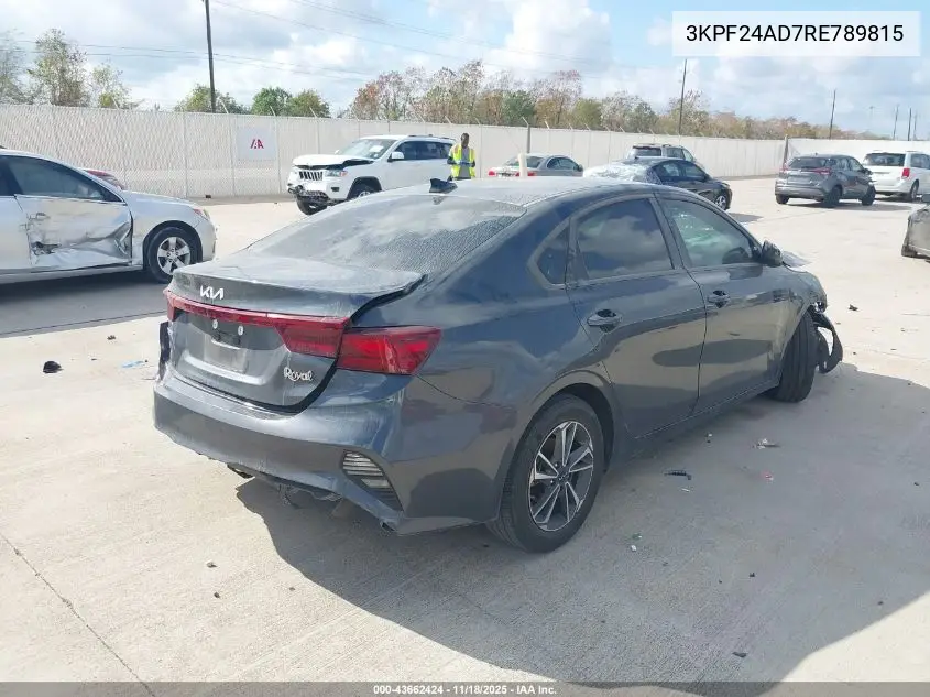 3KPF24AD7RE789815 2024 Kia Forte Lxs