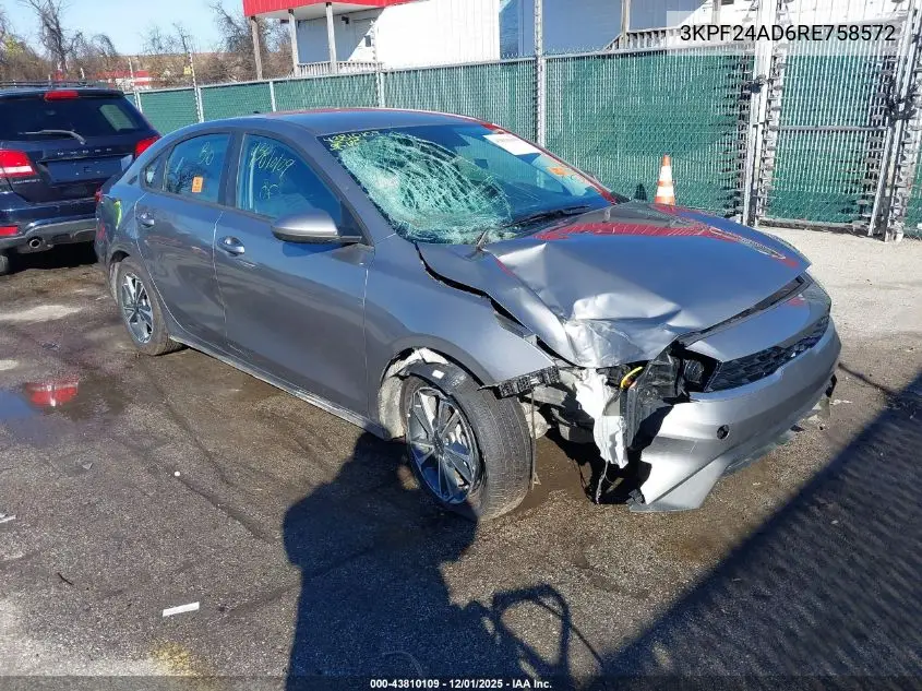 3KPF24AD6RE758572 2024 Kia Forte Lxs