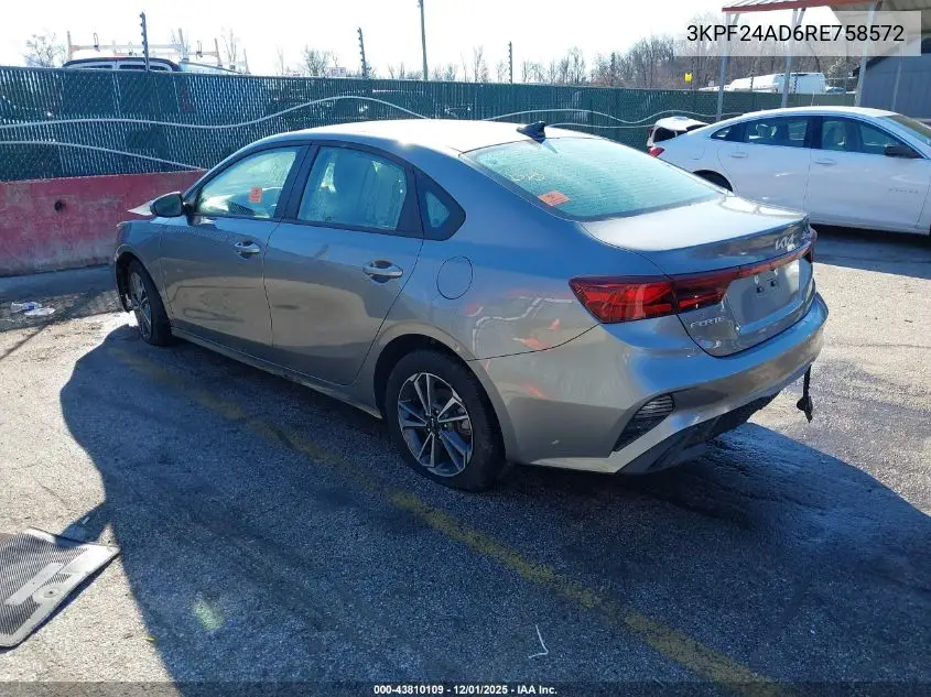 3KPF24AD6RE758572 2024 Kia Forte Lxs