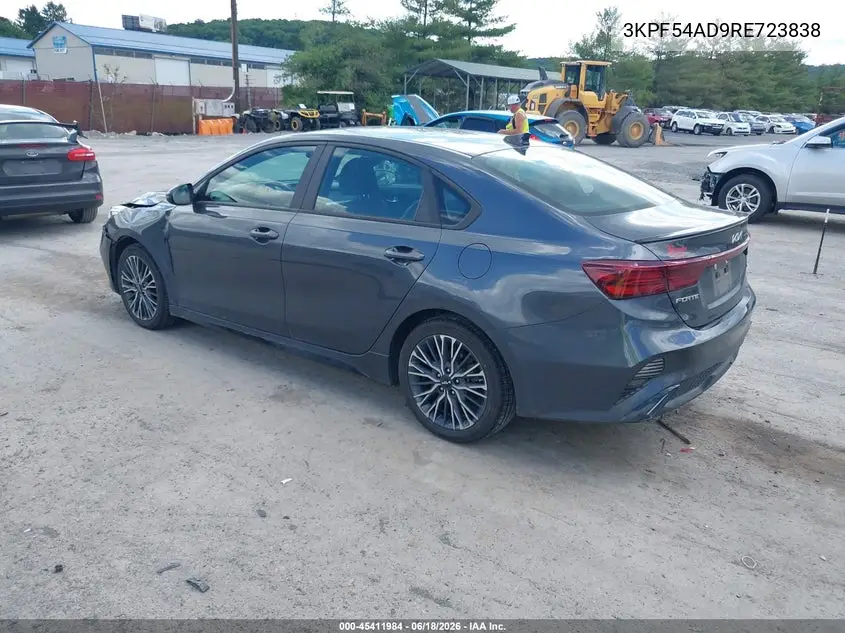 2024 Kia Forte Gt-Line VIN: 3KPF54AD9RE723838 Lot: 45411984