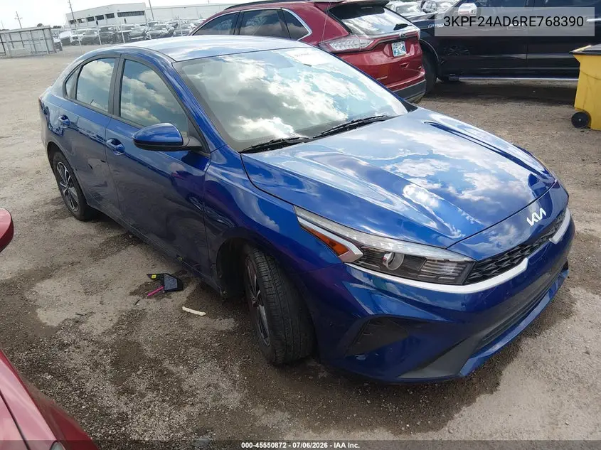 2024 Kia Forte Lxs VIN: 3KPF24AD6RE768390 Lot: 45550872
