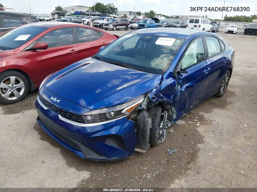 2024 Kia Forte Lxs VIN: 3KPF24AD6RE768390 Lot: 45550872