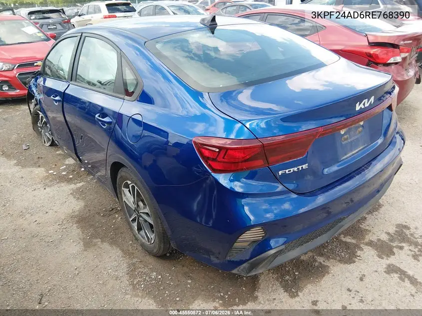 2024 Kia Forte Lxs VIN: 3KPF24AD6RE768390 Lot: 45550872