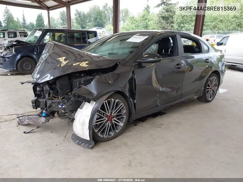 2024 Kia Forte Gt VIN: 3KPF44AC8RE815369 Lot: 45645427