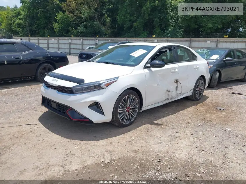 2024 Kia Forte Gt VIN: 3KPF44ACXRE793021 Lot: 45687740
