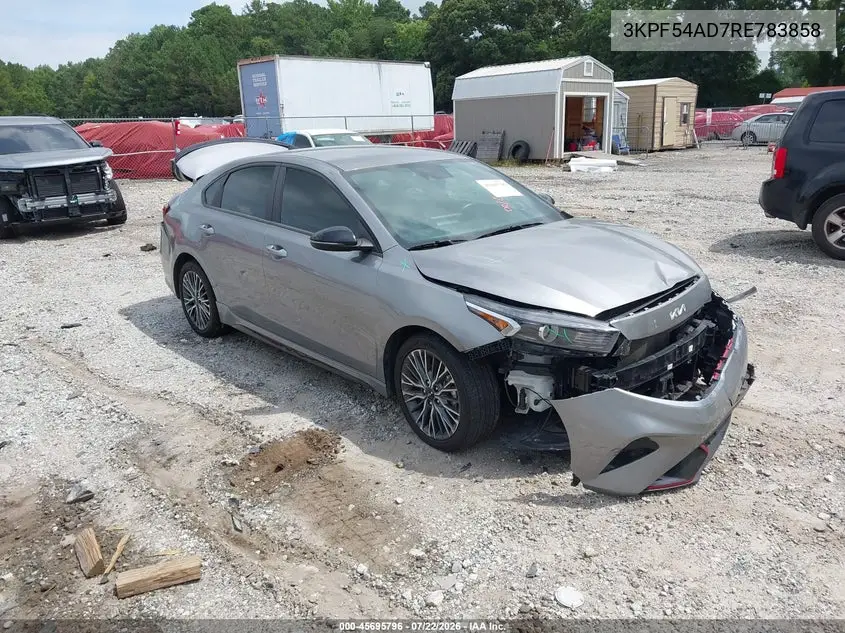 2024 Kia Forte Gt-Line VIN: 3KPF54AD7RE783858 Lot: 45695796