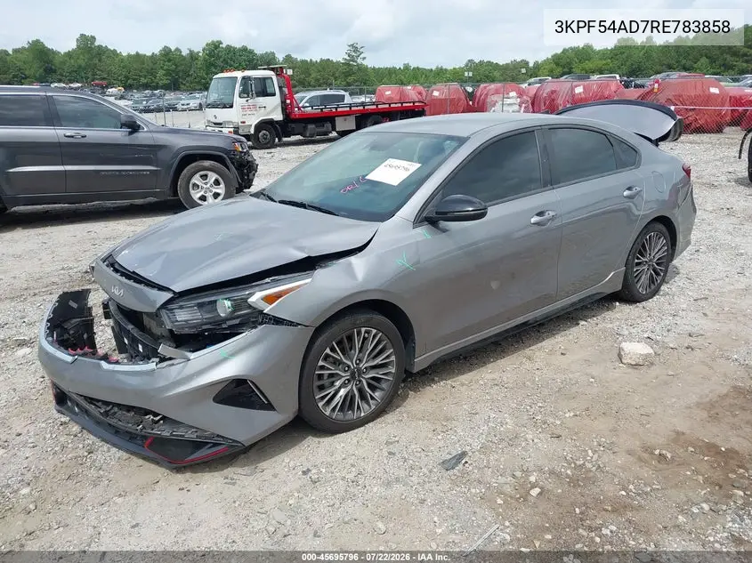 2024 Kia Forte Gt-Line VIN: 3KPF54AD7RE783858 Lot: 45695796