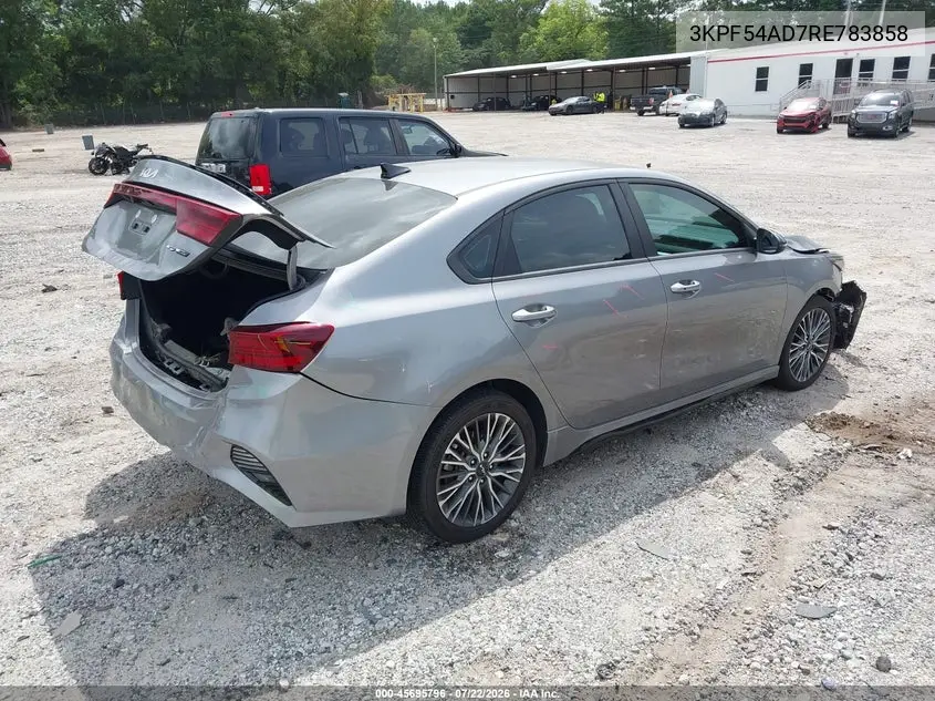 2024 Kia Forte Gt-Line VIN: 3KPF54AD7RE783858 Lot: 45695796