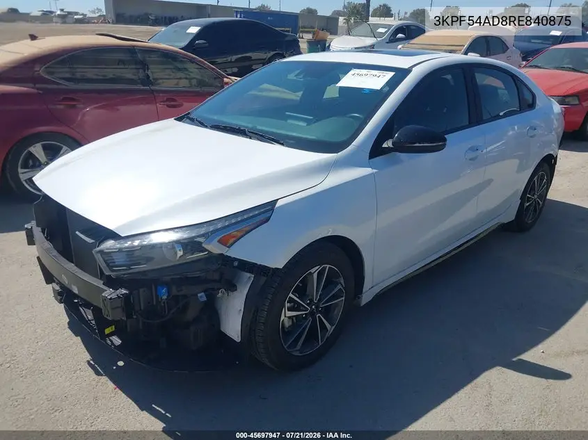 2024 Kia Forte Gt-Line VIN: 3KPF54AD8RE840875 Lot: 45697947