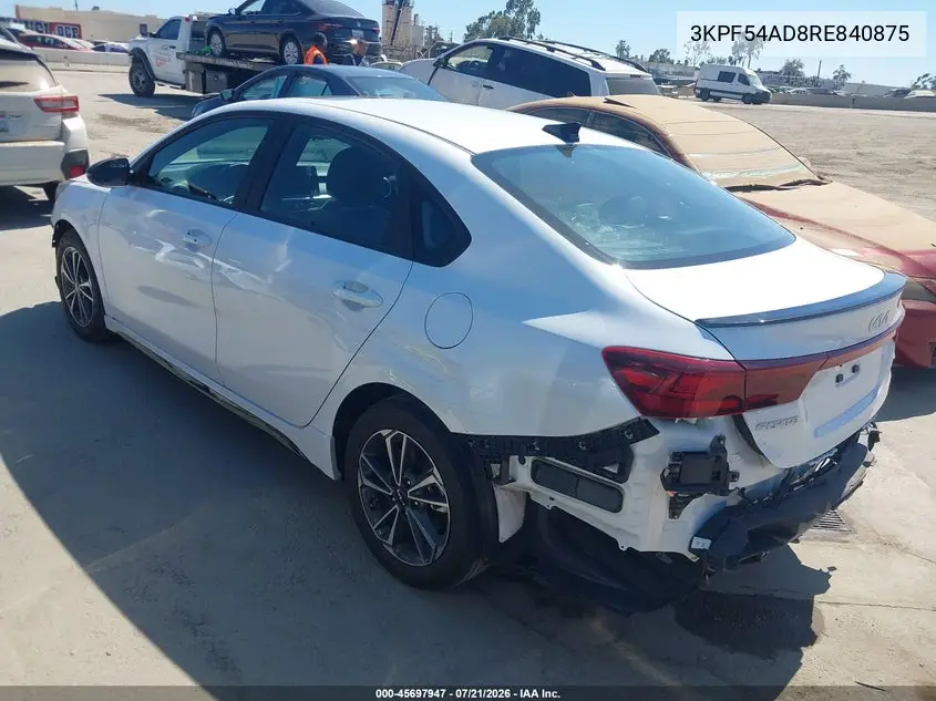 2024 Kia Forte Gt-Line VIN: 3KPF54AD8RE840875 Lot: 45697947