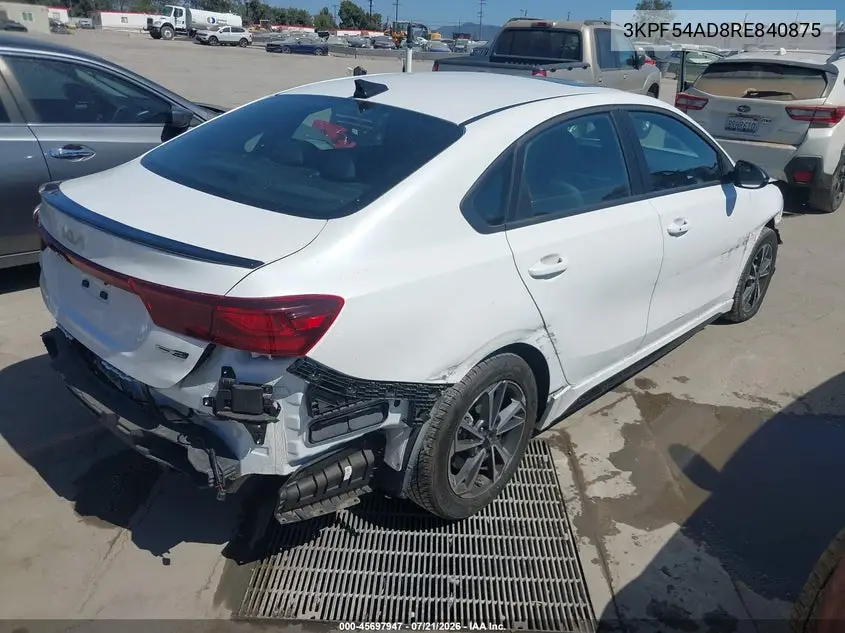 2024 Kia Forte Gt-Line VIN: 3KPF54AD8RE840875 Lot: 45697947
