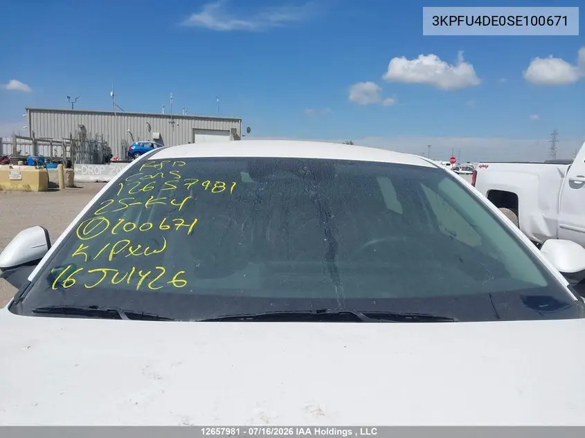 2025 Kia K4 Ex/Ex+ VIN: 3KPFU4DE0SE100671 Lot: 12657981