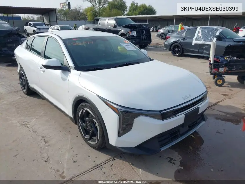 3KPFU4DEXSE030399 2025 Kia K4 Ex