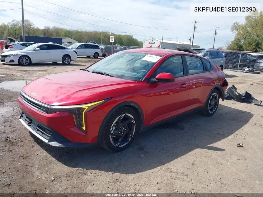 3KPFU4DE1SE012390 2025 Kia K4 Ex