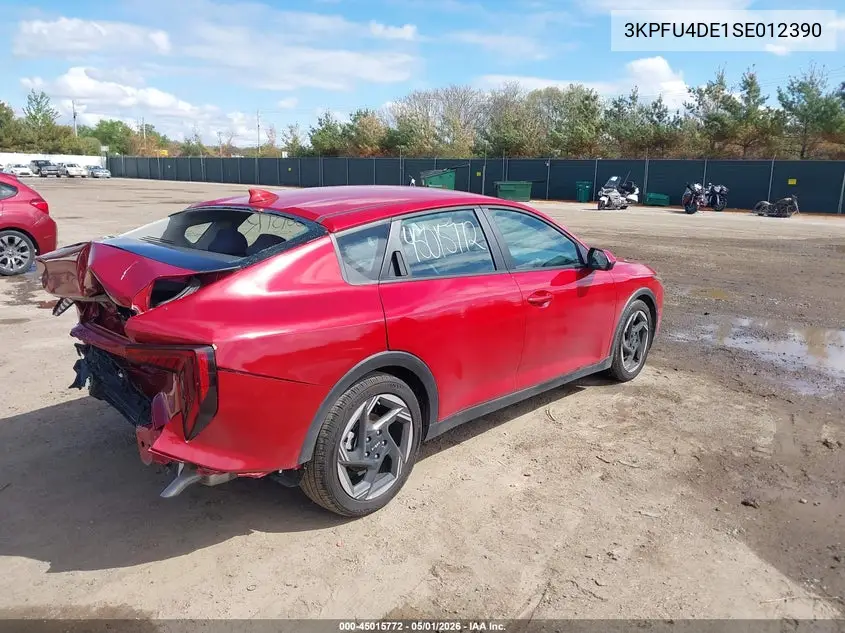 3KPFU4DE1SE012390 2025 Kia K4 Ex
