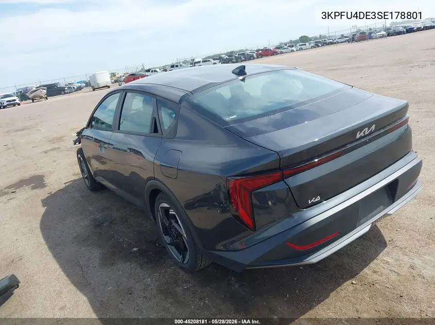 2025 Kia K4 Ex VIN: 3KPFU4DE3SE178801 Lot: 45208181