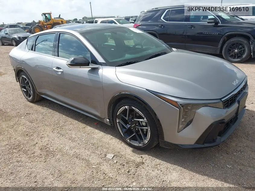 2025 Kia K4 Gt-Line VIN: 3KPFW4DE3SE169610 Lot: 45322506
