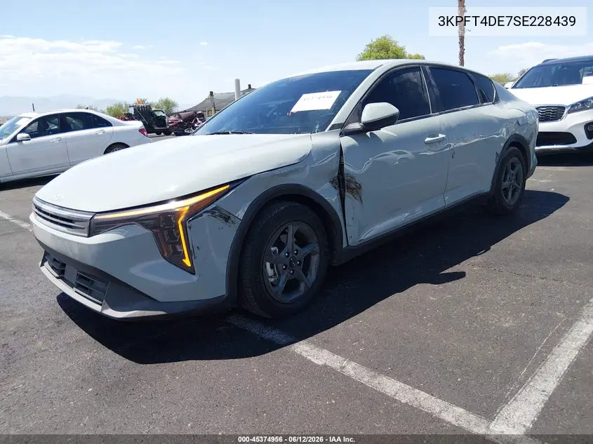 2025 Kia K4 Lxs VIN: 3KPFT4DE7SE228439 Lot: 45374956