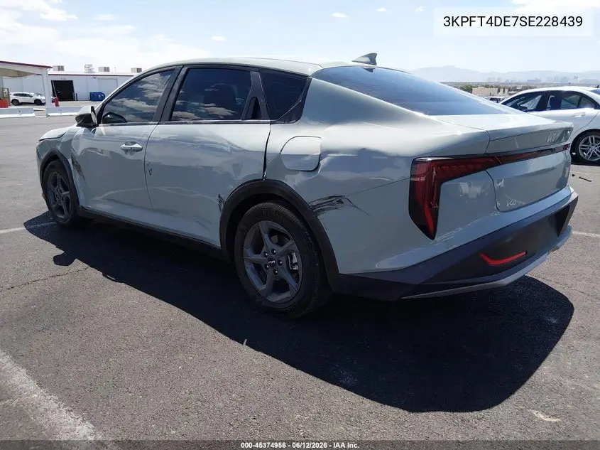 2025 Kia K4 Lxs VIN: 3KPFT4DE7SE228439 Lot: 45374956