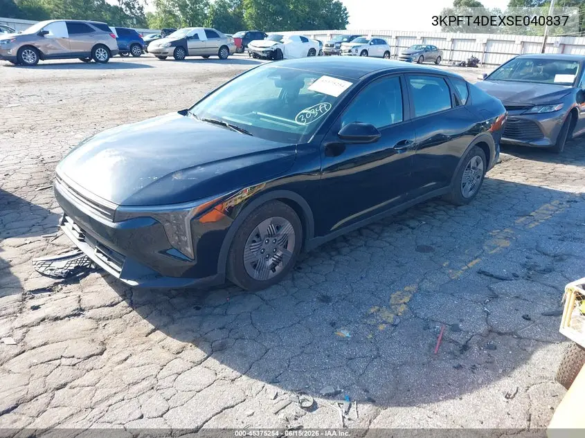2025 Kia K4 Lx VIN: 3KPFT4DEXSE040837 Lot: 45375254