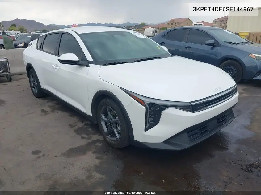 2025 Kia K4 Lxs VIN: 3KPFT4DE6SE144967 Lot: 45375868