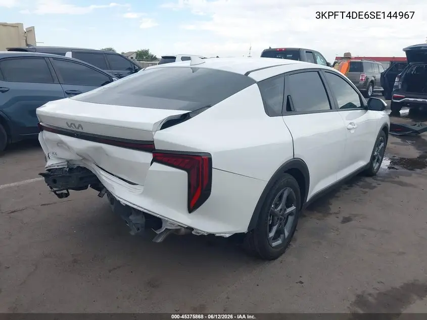 2025 Kia K4 Lxs VIN: 3KPFT4DE6SE144967 Lot: 45375868