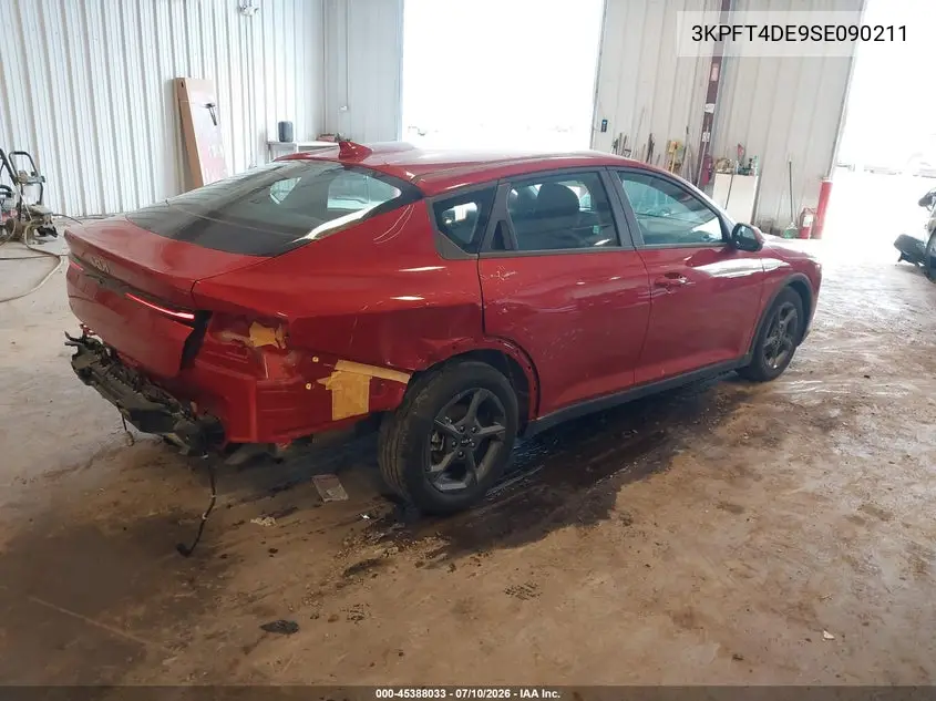 2025 Kia K4 Lxs VIN: 3KPFT4DE9SE090211 Lot: 45388033