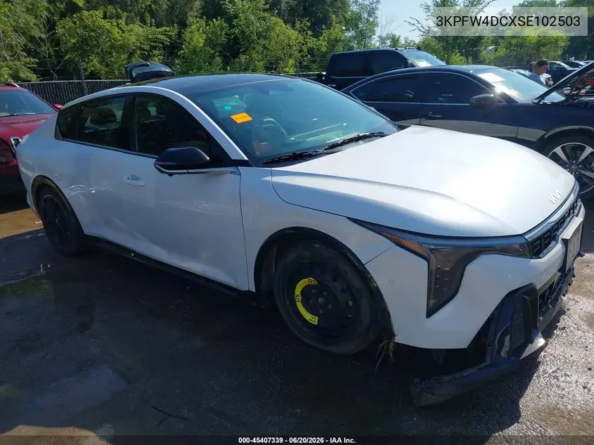 2025 Kia K4 Gt-Line Turbo VIN: 3KPFW4DCXSE102503 Lot: 45407339