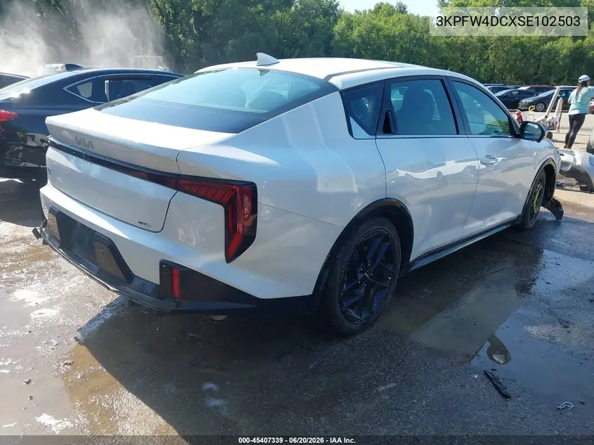 2025 Kia K4 Gt-Line Turbo VIN: 3KPFW4DCXSE102503 Lot: 45407339