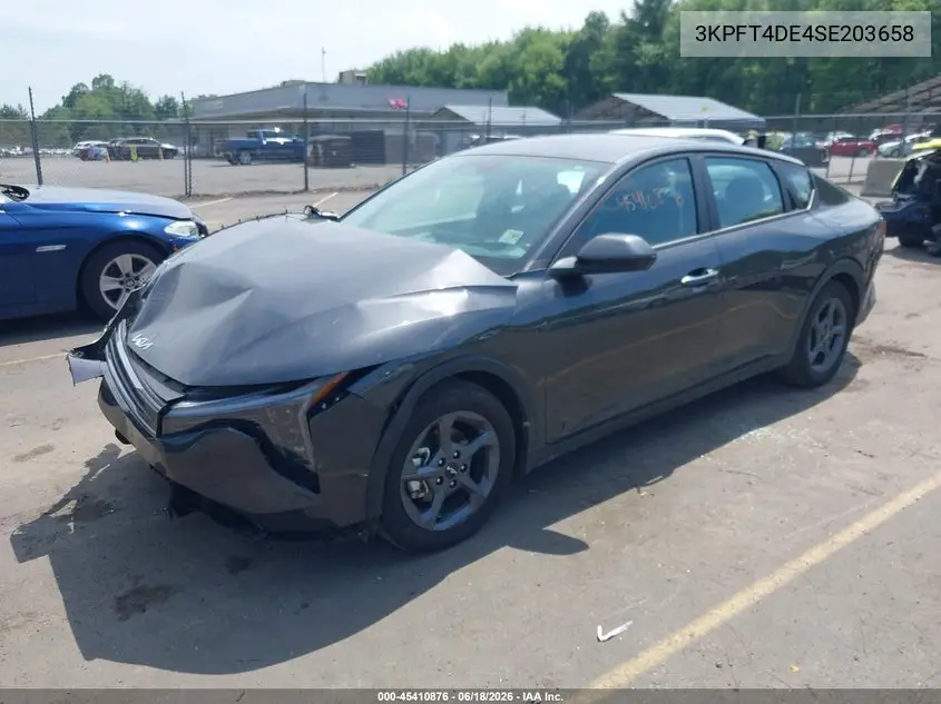 2025 Kia K4 Lxs VIN: 3KPFT4DE4SE203658 Lot: 45410876