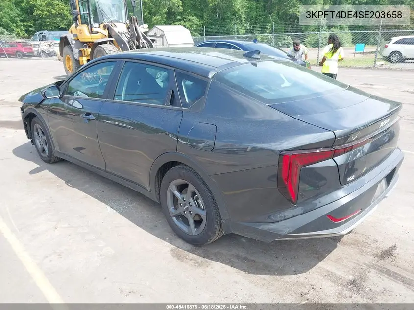 2025 Kia K4 Lxs VIN: 3KPFT4DE4SE203658 Lot: 45410876