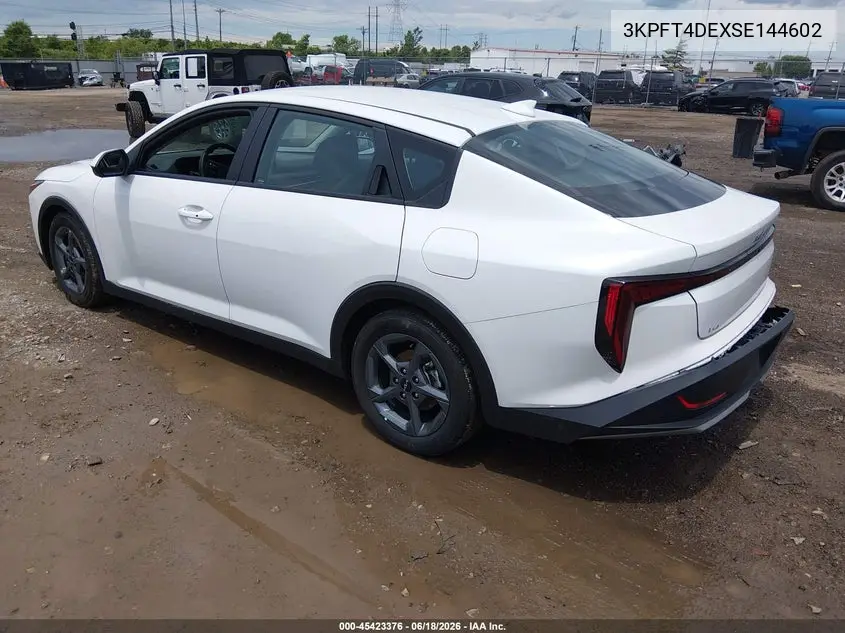 2025 Kia K4 Lxs VIN: 3KPFT4DEXSE144602 Lot: 45423376
