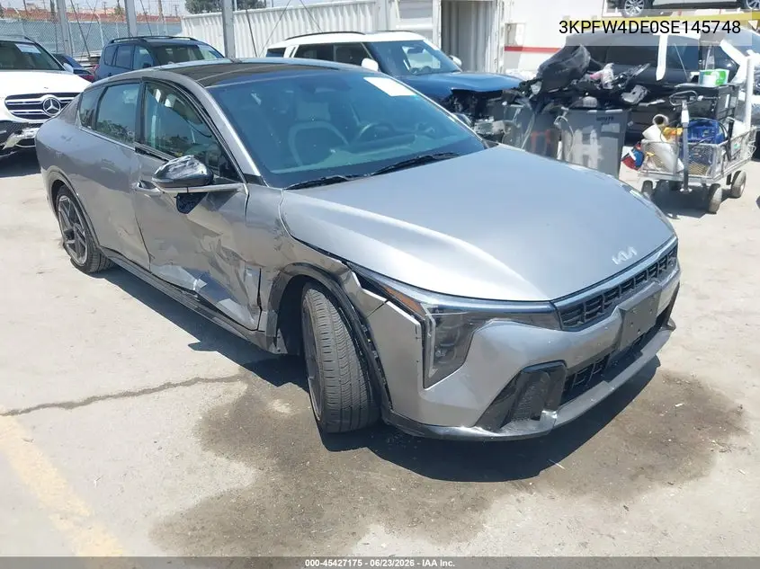 2025 Kia K4 Gt-Line VIN: 3KPFW4DE0SE145748 Lot: 45427175