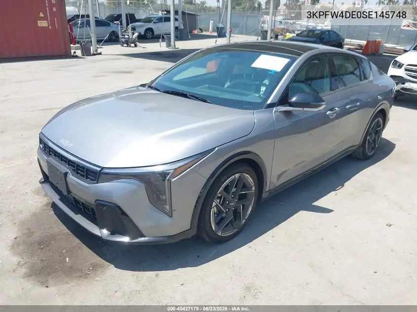 2025 Kia K4 Gt-Line VIN: 3KPFW4DE0SE145748 Lot: 45427175