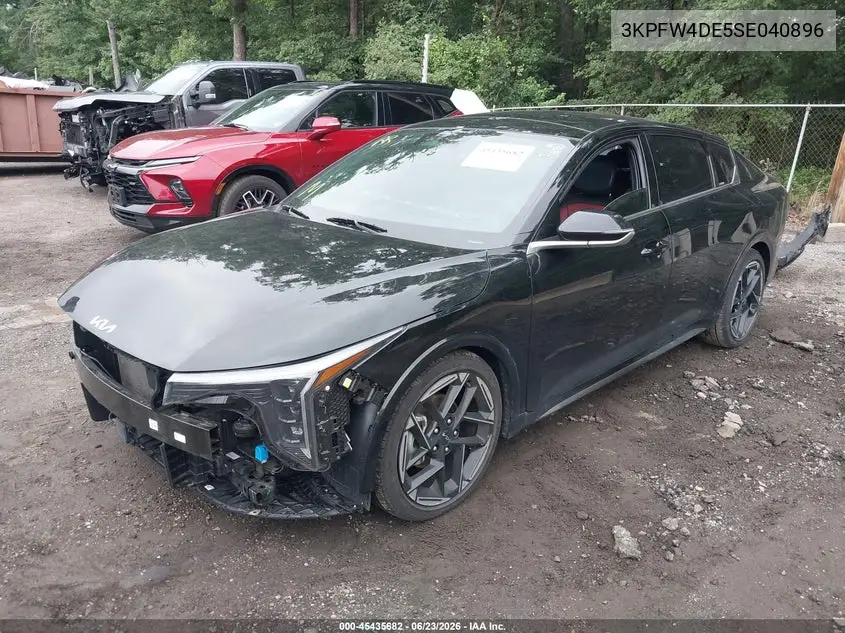 2025 Kia K4 Gt-Line VIN: 3KPFW4DE5SE040896 Lot: 45435682