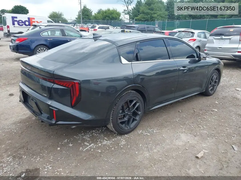 2025 Kia K4 Gt-Line Turbo VIN: 3KPFW4DC6SE167350 Lot: 45439304